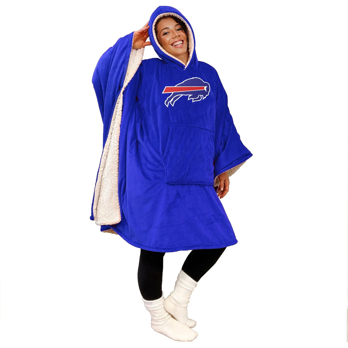 NFL Hooded Wearable Blanket