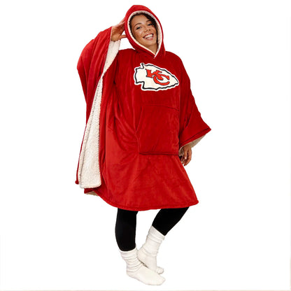 NFL Hooded Wearable Blanket