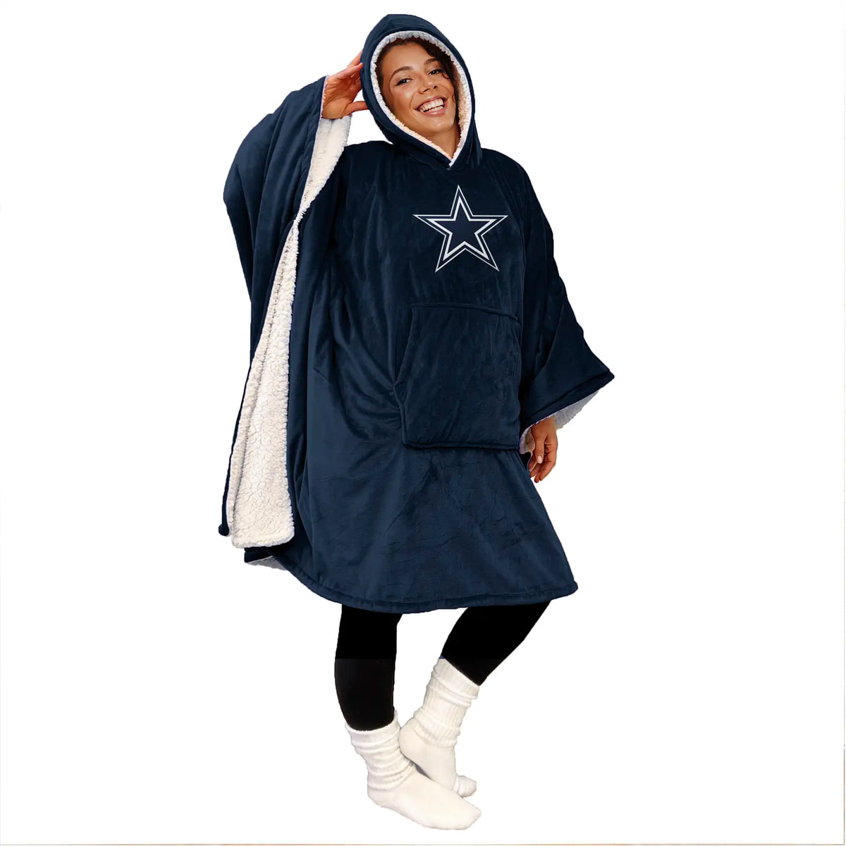 NFL Hooded Wearable Blanket
