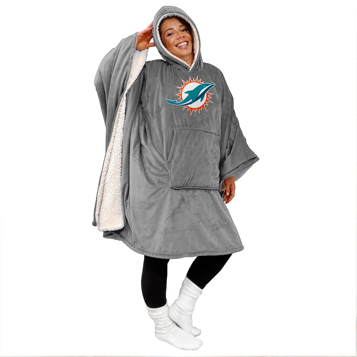 NFL Hooded Wearable Blanket