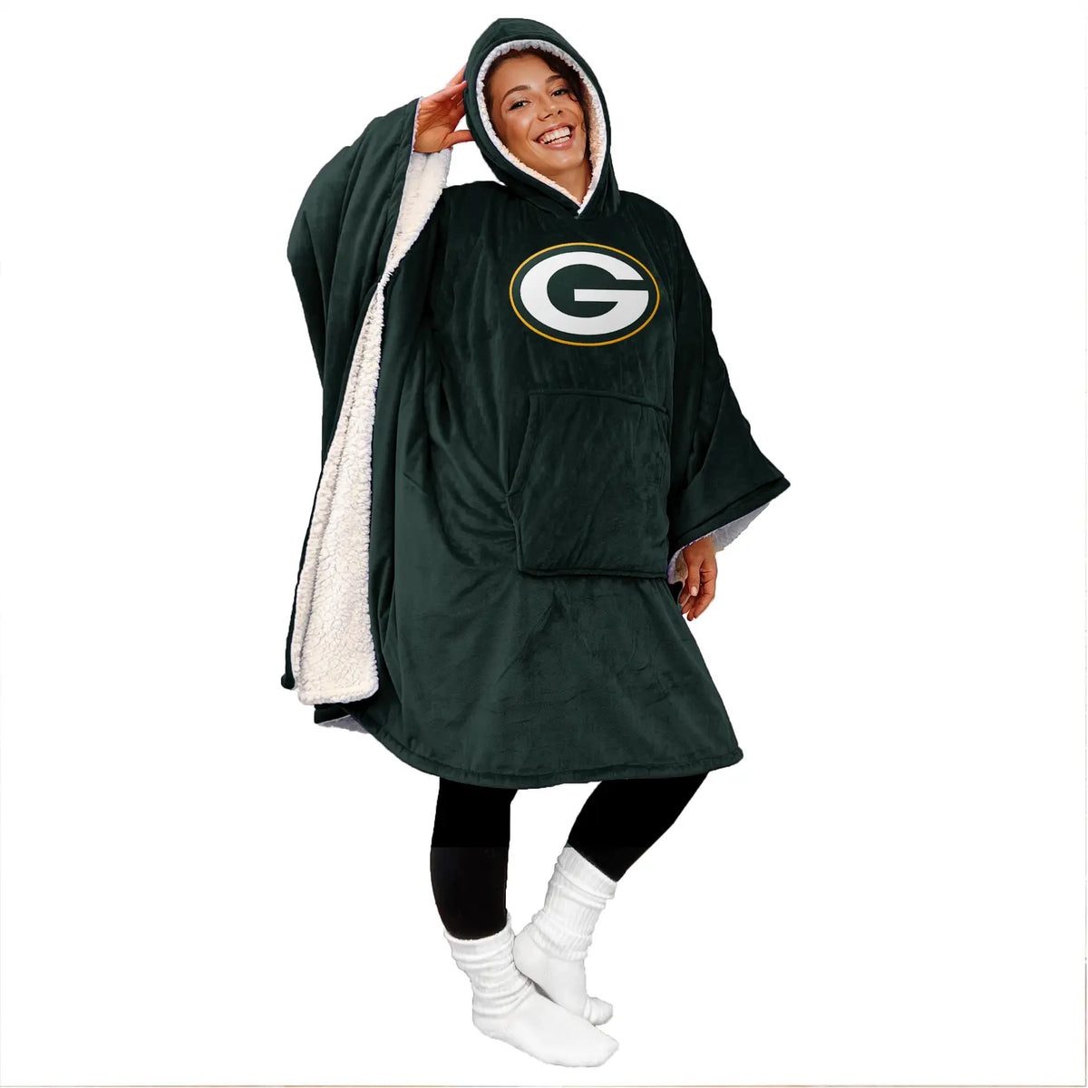 NFL Hooded Wearable Blanket
