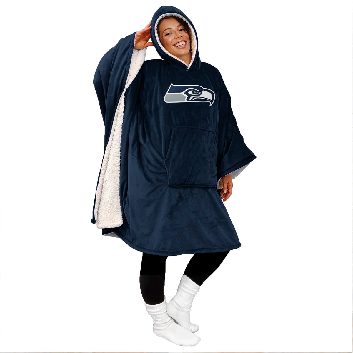 NFL Hooded Wearable Blanket