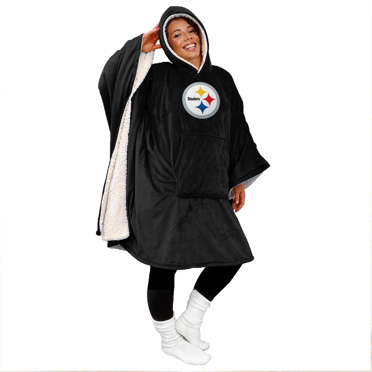 NFL Hooded Wearable Blanket