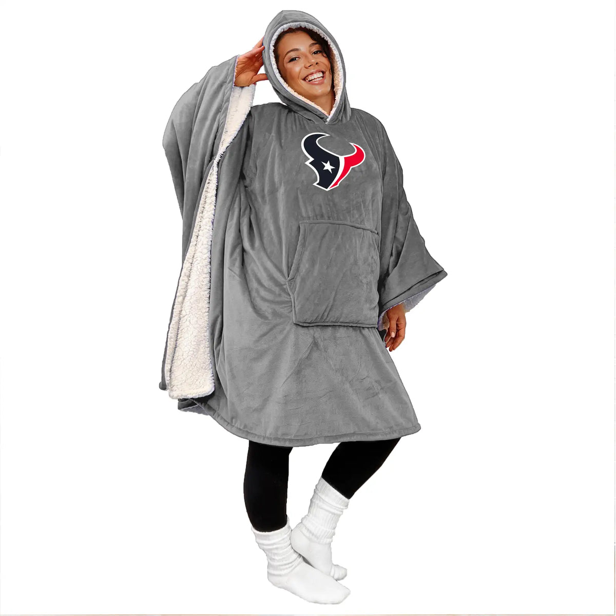 NFL Hooded Wearable Blanket