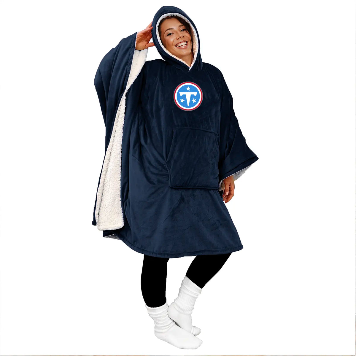 NFL Hooded Wearable Blanket