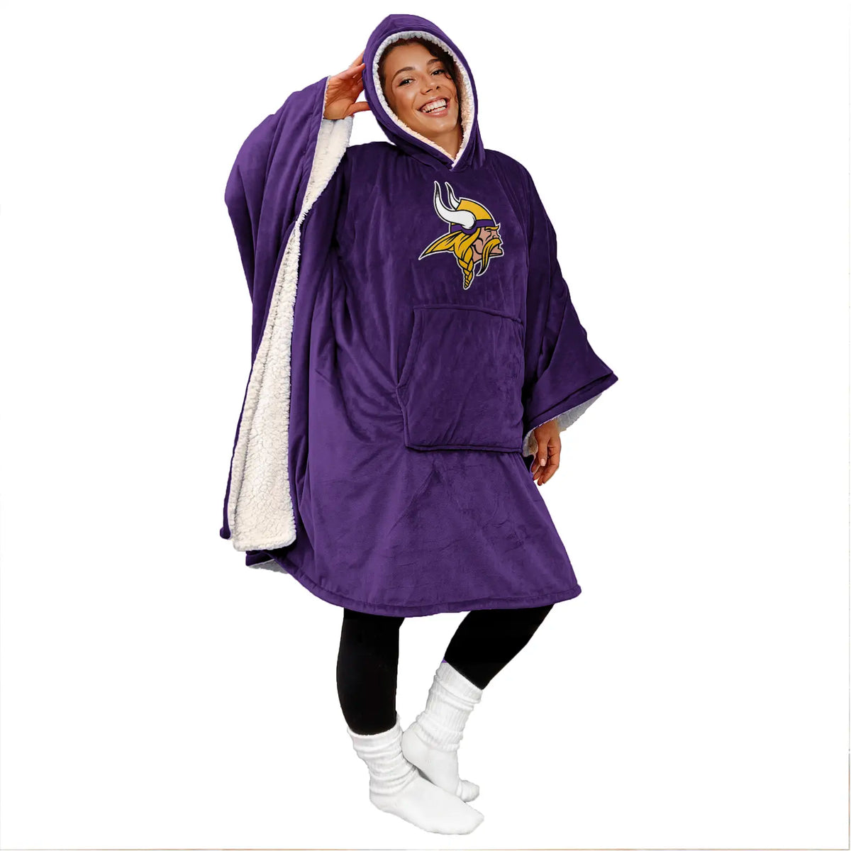 NFL Hooded Wearable Blanket